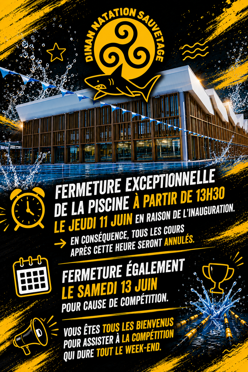 FERMETURE EXCEPTIONNELLE
